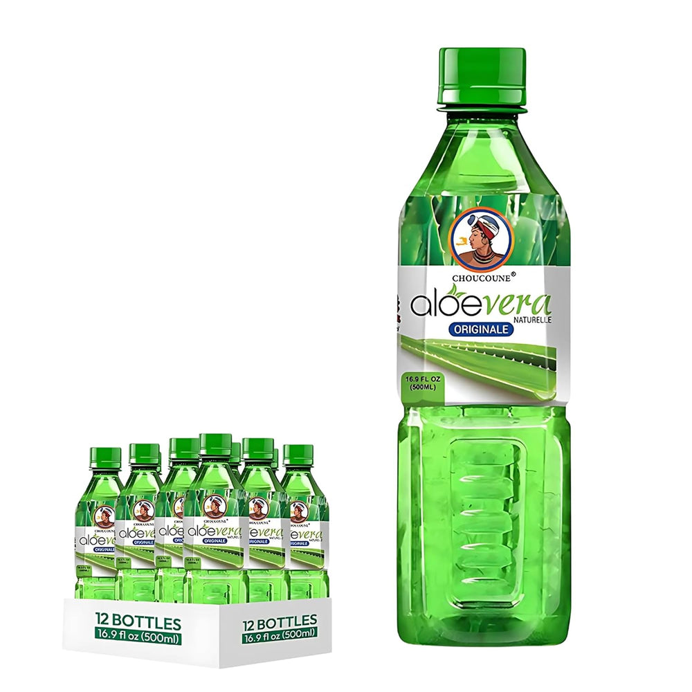 Pure Aloe Vera Juice with Pulp (12 Pack)