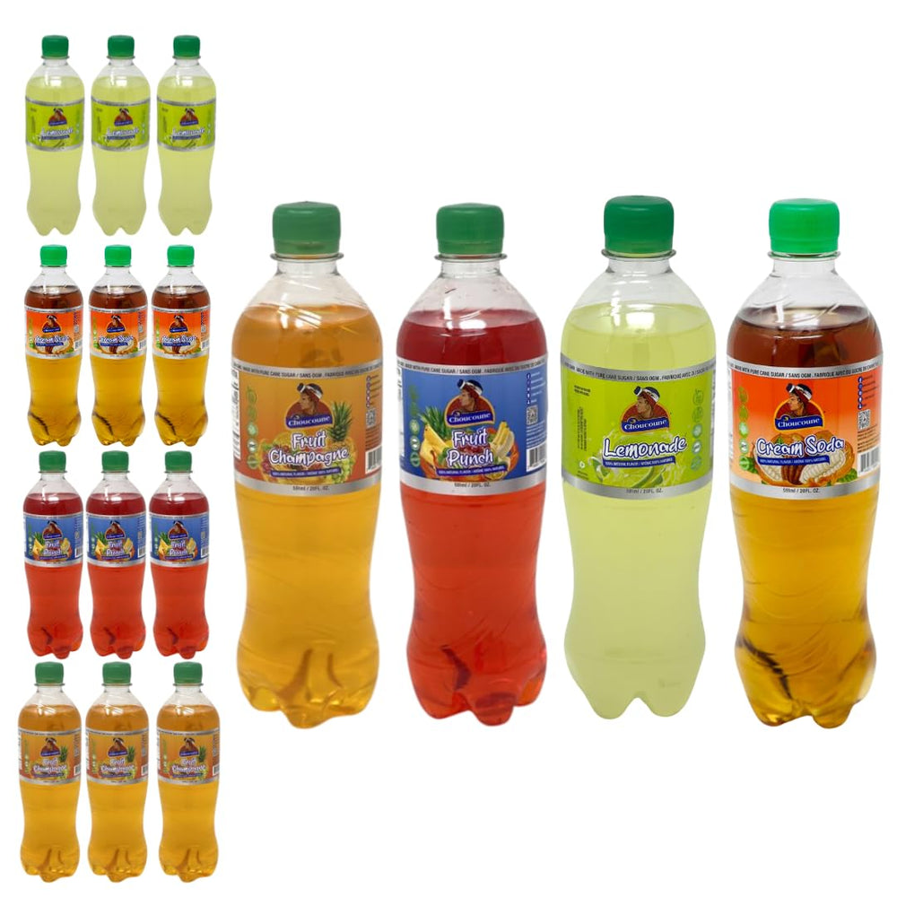 Popouri Mix 1 — Champagne, Punch, Lemonade, Cream Soda (12 Pack)