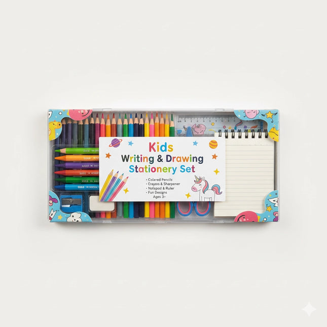 Kids Writing & Drawing Stationery Set